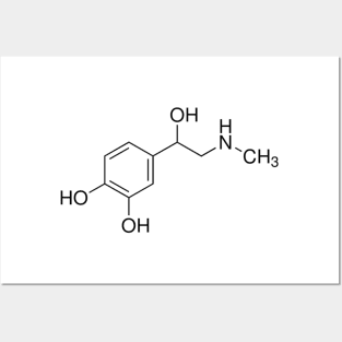 Epinephrine Molecule Posters and Art